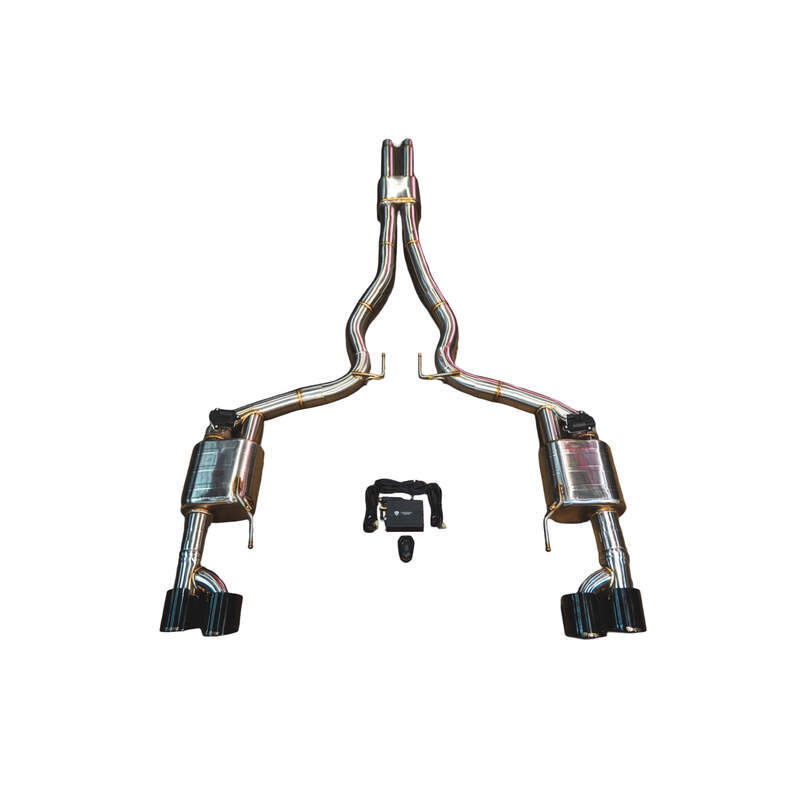  Ford S550,S650 Mustang GT, 5.0L Catback, T304 SS 3.5" Tips